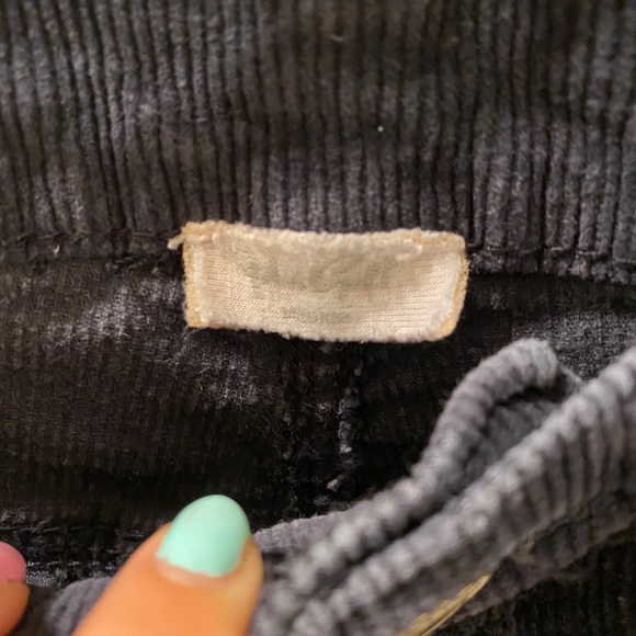 Navy Brandy Melville corduroy pants - Picture 3 of 4